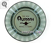 The New Aladdin Hotel & Casino - Red imprint Glass Ashtray