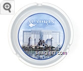 Aladdin, Las Vegas - Blue imprint Porcelain Ashtray