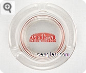Ameristar Casino - Vicksburg - Red imprint Glass Ashtray