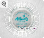 Every Player's Paradise SM, Atlantis Casino Resort, (800) 723-6500, Reno, Nevada - Molded imprint Glass Ashtray