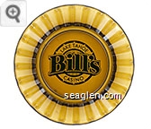 Lake Tahoe, Bill's Casino - Blue imprint Glass Ashtray
