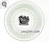 Bucky's Casino & Lounge, Sheraton Prescott Resort, Prescott Arizona - Black imprint Glass Ashtray