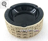 Caesars - Embossed imprint Ceramic Ashtray