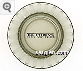 The Claridge, Hotel and Casino - Black imprint Glass Ashtray
