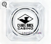 Camel Rock Casino - Black imprint Glass Ashtray
