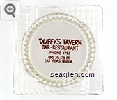 Duffy's Tavern, Bar - Restaurant, Phone 4793, 1815 So. 5th St., Las Vegas, Nevada - Brown imprint Glass Ashtray