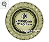 Desert Inn Country Club & Spa, Las Vegas - Blue imprint Glass Ashtray