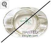 Desert Inn, Las Vegas, Nevada - Green imprint Glass Ashtray