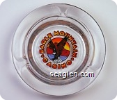 Eagle Mountain Casino - Multicolor imprint Glass Ashtray