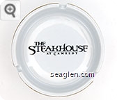 The Steakhouse at Camelot - Black imprint Porcelain Ashtray