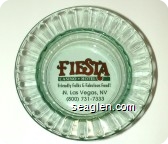 Fiesta, Casino - Hotel, Friendly Folks & Fabulous Food!, N. Las Vegas, NV, (800) 731-7333 - Red and green imprint Glass Ashtray