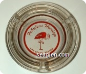 Fabulous Flamingo, Las Vegas, Nevada - Red imprint Glass Ashtray