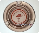 Fabulous Flamingo, Las Vegas, Nevada - Red imprint Glass Ashtray