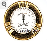 Fabulous Flamingo, The Candlelight Room, Las Vegas - Gold imprint Porcelain Ashtray