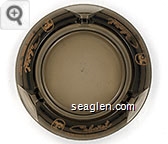 Cabaret, Frontier Hotel, Las Vegas, Nevada - Gold imprint Glass Ashtray