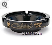 Cabaret, Frontier Hotel, Las Vegas - Yellow imprint Glass Ashtray
