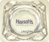 Harrah's, Casino Hotels - Purple imprint Glass Ashtray