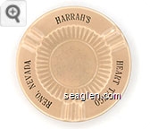 Harrah's, Heart Tango, Reno, Nevada - Gold imprint Porcelain Ashtray