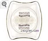 Harrah's, Hotels and Casinos, Reno and Lake Tahoe - Brown imprint Glass Ashtray