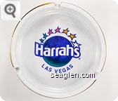 Harrah's, Las Vegas - Multi imprint Porcelain Ashtray