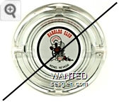 Harolds Club, Harolds Club or Bust!, Reno, Reno,  Nevada - Red and black on white imprint Glass Ashtray