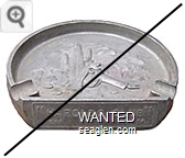 ''Harold's Club'', Reno Nevada - Moulded imprint Metal Ashtray