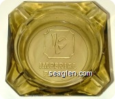 Imperial Palace - Molded imprint Glass Ashtray