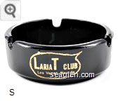 LariaT Club, Las Vegas, Nevada, El Jungle Mexican Restaurant, Jungle Club Bar - Gold imprint Glass Ashtray