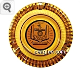 Ph. 882-4977, Bill Crow's Mint, Carson City, Nevada - Black on yellow imprint Glass Ashtray