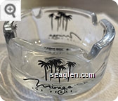 Mirage, Las Vegas - Black imprint Glass Ashtray