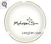Mohegan Sun - Black imprint Porcelain Ashtray