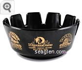 Ho-Chunk Casino, Hotel & Convention Center, Wisconsin Dells - Baraboo, Majestic Pines, Casino - Bingo - Hotel, Black River Falls, Rainbow Casino, Wisconsin Rapids, Nekoosa - Gold imprint Bakelite Ashtray