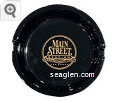 Main Street Station, Casino Brewery Hotel, Las Vegas - Gold imprint Porcelain Ashtray