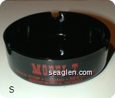 Model T Truck Stop - Casino - Restaurant, Winnemucca, Nevada - Red imprint Glass Ashtray