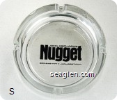 John Ascuaga's Nugget, 800-648-1177, janugget.com - Black imprint Glass Ashtray