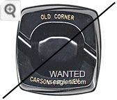 Old Corner, Carson City, Nev. - Gold imprint Plastic Ashtray