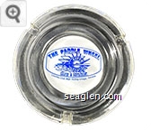 The Paddle Wheel, Saloon & Restaurant, Country Club Mall, Incline Village, Nevada - Blue on white imprint Glass Ashtray