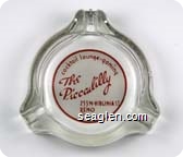 cocktail lounge - gaming, The Piccadilly, 233 N Virginia St, Reno - Red on white imprint Glass Ashtray