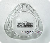 Primm Valley Resort & Casino - Black imprint Glass Ashtray