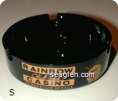 Rainbow Club and Casino, Henderson, Nevada - Yellow imprint Glass Ashtray