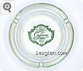 Capriccio - Green imprint Glass Ashtray