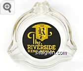 The Riverside, Reno, Nevada - Yellow on black imprint Glass Ashtray