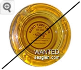 Reno Turf Club, Phone 32906633, 280 North Center St., Reno, Nevada - Red on yellow imprint Glass Ashtray