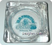 Rainbow Casino, Nekoosa, WI - Green imprint Glass Ashtray