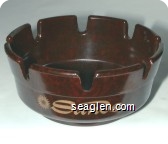 Sands, Hotel & Casino Atlantic City (Bottom: GES-Line, Made in U.S.A.) - Gold imprint Bakelite Ashtray