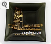 Sands Hotel - Gold imprint Glass Ashtray