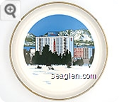 Sahara Tahoe, (Back: Designed for Blake's House, Lobby of the Sahara Tahoe Hotel) - Multicolor imprint Porcelain Ashtray