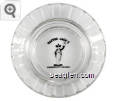 Cactus Jack's, Carson City - Nevada - Black imprint Glass Ashtray
