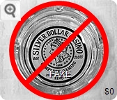 Silver Dollar Casino, Bar Slots, Complete Gaming, 261 N. Virginia, Reno - Black on white imprint Glass Ashtray