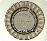 Silver Slipper, Las Vegas - Molded imprint Glass Ashtray